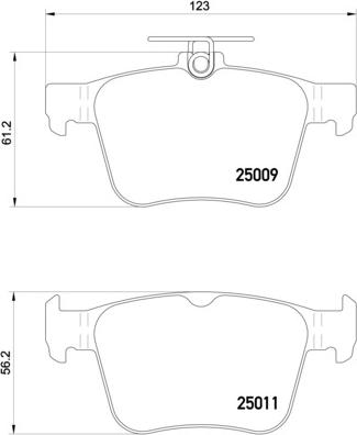 Brembo P 85 124X - Kit pastiglie freno, Freno a disco autozon.pro