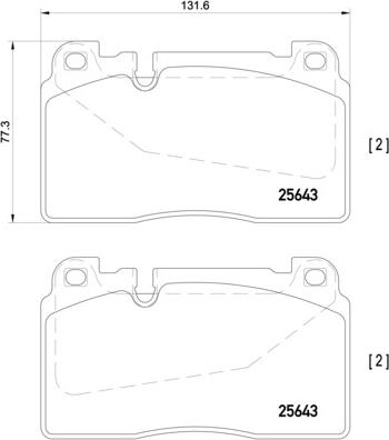 Brembo P 85 123 - Kit pastiglie freno, Freno a disco autozon.pro