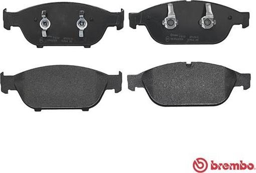 Brembo P 85 127 - Kit pastiglie freno, Freno a disco autozon.pro