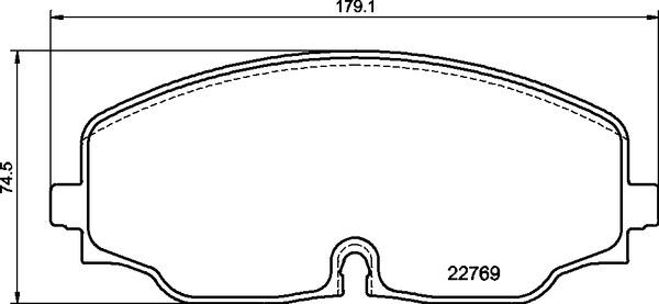 Brembo P 85 176 - Kit pastiglie freno, Freno a disco autozon.pro