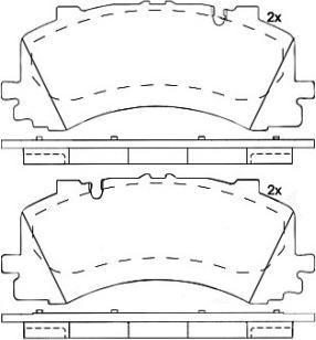 Brembo P 85 170 - Kit pastiglie freno, Freno a disco autozon.pro