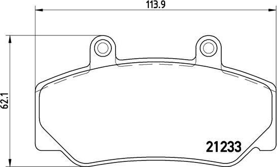 Brembo P 86 006 - Kit pastiglie freno, Freno a disco autozon.pro