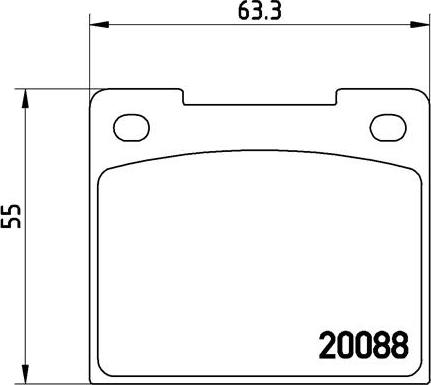 Brembo P 86 001 - Kit pastiglie freno, Freno a disco autozon.pro