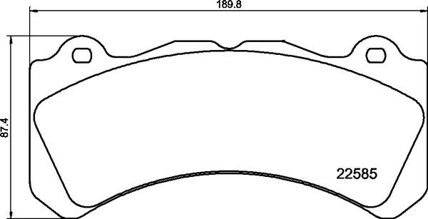 Brembo P 86 034 - Kit pastiglie freno, Freno a disco autozon.pro