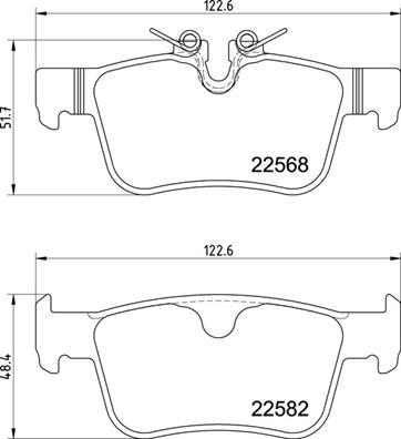 Brembo P 86 030 - Kit pastiglie freno, Freno a disco autozon.pro