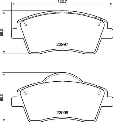 Brembo P 86 033 - Kit pastiglie freno, Freno a disco autozon.pro