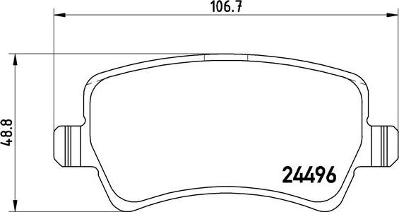 Brembo P 86 021X - Kit pastiglie freno, Freno a disco autozon.pro