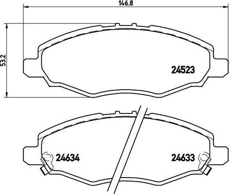 Girling 6134279 - Kit pastiglie freno, Freno a disco autozon.pro