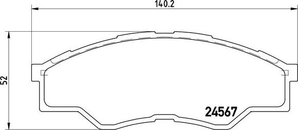 Brembo P 83 096 - Kit pastiglie freno, Freno a disco autozon.pro