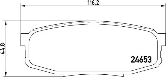 Brembo P 83 098 - Kit pastiglie freno, Freno a disco autozon.pro