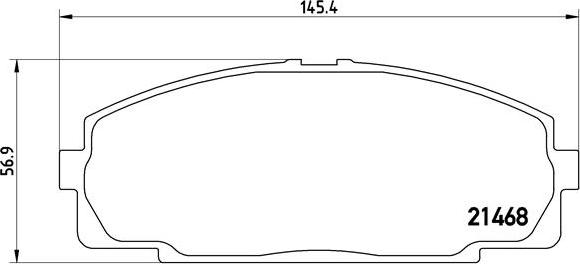 Brembo P 83 092 - Kit pastiglie freno, Freno a disco autozon.pro