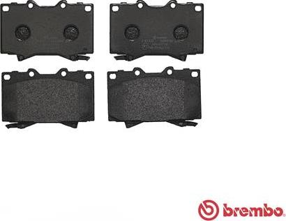 Brembo P 83 048 - Kit pastiglie freno, Freno a disco autozon.pro