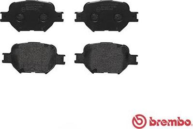 Brembo P 83 054 - Kit pastiglie freno, Freno a disco autozon.pro