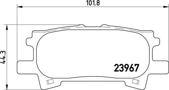 Brembo P 83 068 - Kit pastiglie freno, Freno a disco autozon.pro