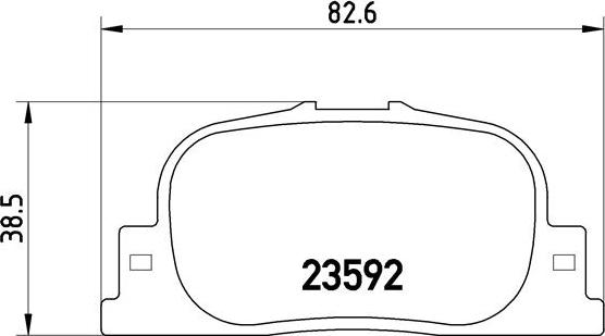 Brembo P 83 063 - Kit pastiglie freno, Freno a disco autozon.pro