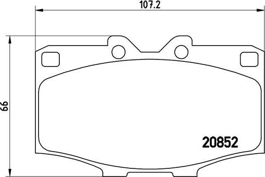 Brembo P 83 006 - Kit pastiglie freno, Freno a disco autozon.pro