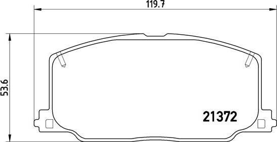 Brembo P 83 016 - Kit pastiglie freno, Freno a disco autozon.pro