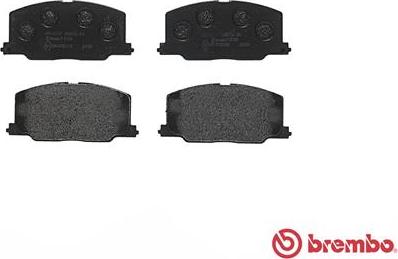 Brembo P 83 016 - Kit pastiglie freno, Freno a disco autozon.pro