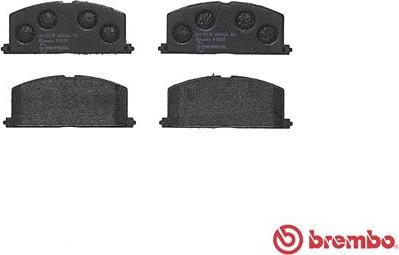 Brembo P 83 011 - Kit pastiglie freno, Freno a disco autozon.pro