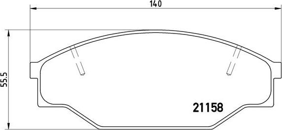 Brembo P 83 013 - Kit pastiglie freno, Freno a disco autozon.pro