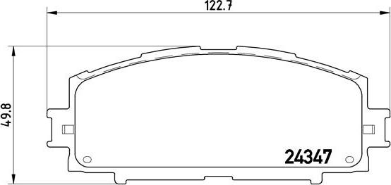 Brembo P 83 086 - Kit pastiglie freno, Freno a disco autozon.pro