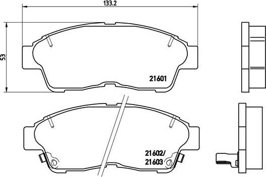 Brembo P 83 034 - Kit pastiglie freno, Freno a disco autozon.pro