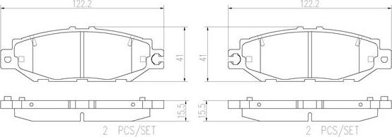 Brembo P83036N - Kit pastiglie freno, Freno a disco autozon.pro