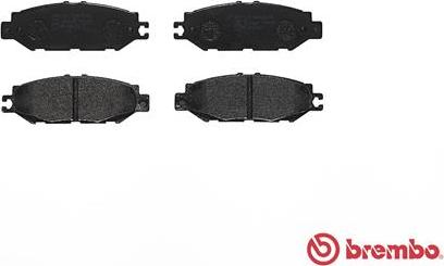 Brembo P 83 036 - Kit pastiglie freno, Freno a disco autozon.pro