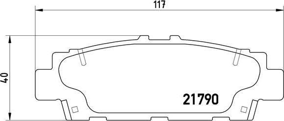 Brembo P 83 032 - Kit pastiglie freno, Freno a disco autozon.pro