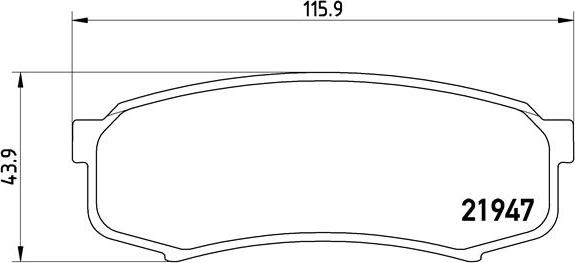 Brembo P 83 024 - Kit pastiglie freno, Freno a disco autozon.pro