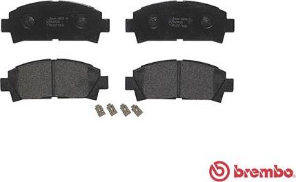 Brembo P 83 028 - Kit pastiglie freno, Freno a disco autozon.pro