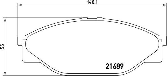 Brembo P 83 023 - Kit pastiglie freno, Freno a disco autozon.pro