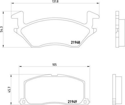 Brembo P 83 022 - Kit pastiglie freno, Freno a disco autozon.pro