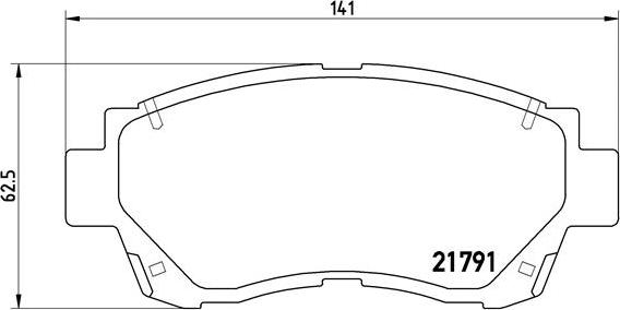 Brembo P 83 027 - Kit pastiglie freno, Freno a disco autozon.pro