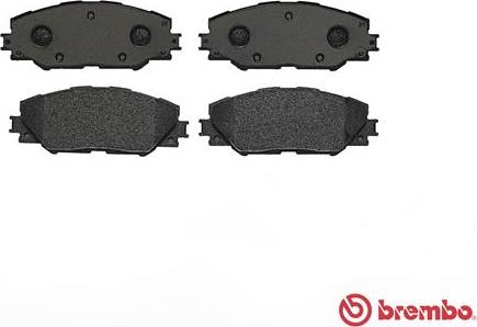 Brembo P 83 071 - Kit pastiglie freno, Freno a disco autozon.pro