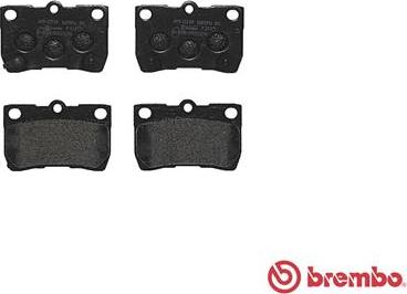 Brembo P 83 073 - Kit pastiglie freno, Freno a disco autozon.pro