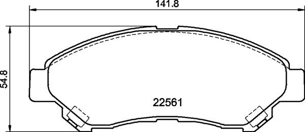 Brembo P 83 191 - Kit pastiglie freno, Freno a disco autozon.pro