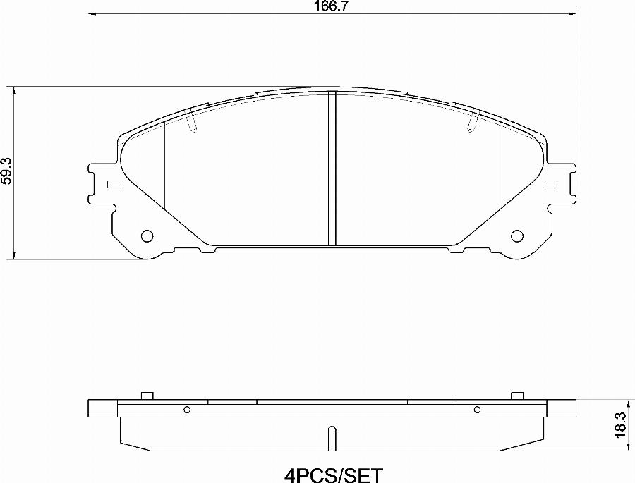 Brembo P 83 193 - Kit pastiglie freno, Freno a disco autozon.pro