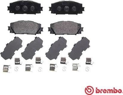 Brembo P 83 141 - Kit pastiglie freno, Freno a disco autozon.pro