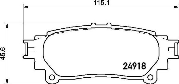 Brembo P 83 152 - Kit pastiglie freno, Freno a disco autozon.pro