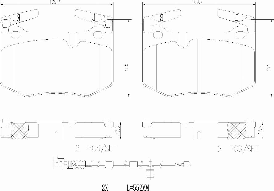 Brembo P83164N - Kit pastiglie freno, Freno a disco autozon.pro