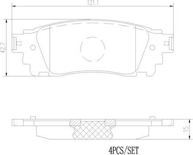 Brembo P83166N - Kit pastiglie freno, Freno a disco autozon.pro