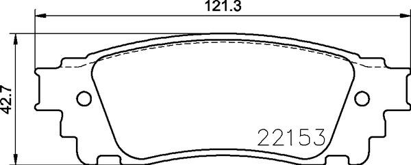 Brembo P 83 166 - Kit pastiglie freno, Freno a disco autozon.pro