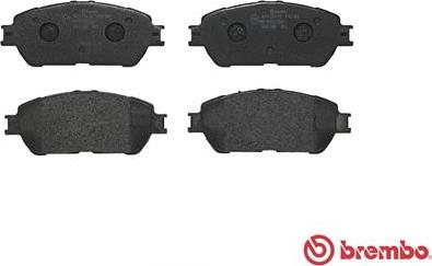 Brembo P 83 105 - Kit pastiglie freno, Freno a disco autozon.pro