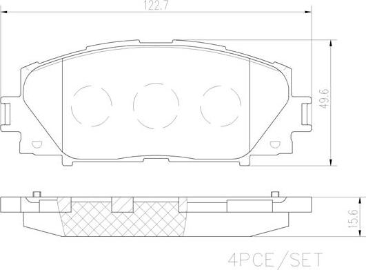 Brembo P83106N - Kit pastiglie freno, Freno a disco autozon.pro