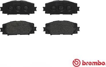 Brembo P 83 106 - Kit pastiglie freno, Freno a disco autozon.pro