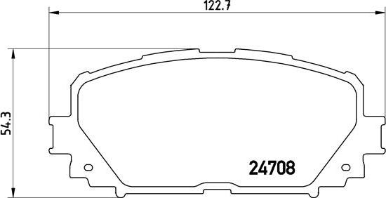 Brembo P 83 101 - Kit pastiglie freno, Freno a disco autozon.pro