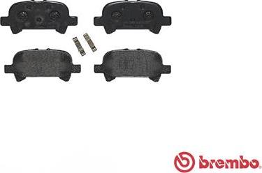 Brembo P 83 110 - Kit pastiglie freno, Freno a disco autozon.pro