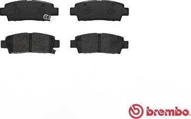 Brembo P 83 111 - Kit pastiglie freno, Freno a disco autozon.pro