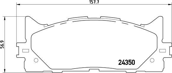 Brembo P 83 117X - Kit pastiglie freno, Freno a disco autozon.pro